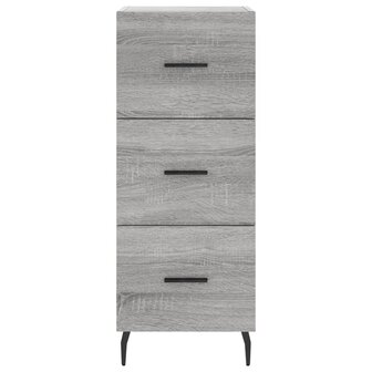 Dressoir 34,5x34x90 cm bewerkt hout grijs sonoma eikenkleurig 8720845867973 6