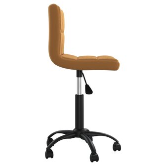 Eetkamerstoelen draaibaar 2 st fluweel bruin 8720286527450 5