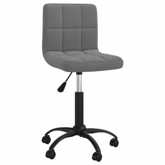 Eetkamerstoelen draaibaar 2 st fluweel donkergrijs 8720286527481 3