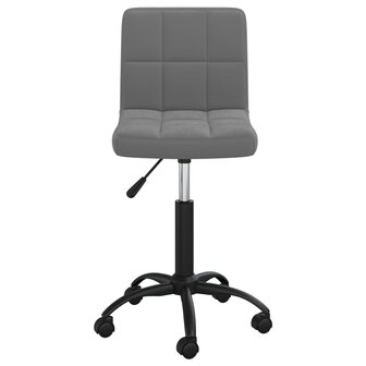 Eetkamerstoelen draaibaar 2 st fluweel donkergrijs 8720286527481 4