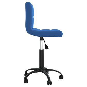 Eetkamerstoelen draaibaar 2 st fluweel blauw 8720286527511 5