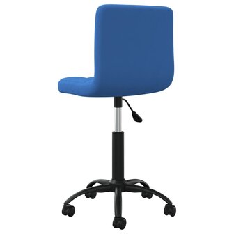 Eetkamerstoelen draaibaar 2 st fluweel blauw 8720286527511 6