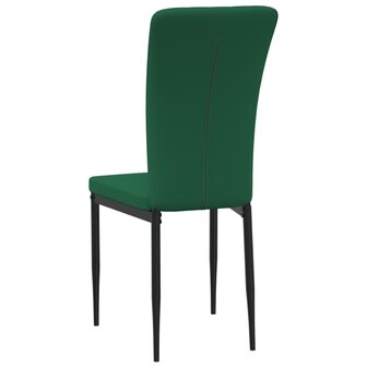 Eetkamerstoelen 2 st fluweel donkergroen 8720286212028 6