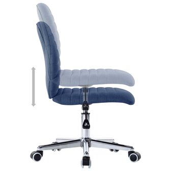 Eetkamerstoelen 2 st stof blauw 8719883598055 6