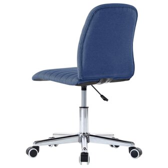 Eetkamerstoelen 2 st stof blauw 8719883598055 7