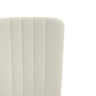 Eetkamerstoelen 2 st fluweel cr&egrave;mekleurig 8720286212097 7