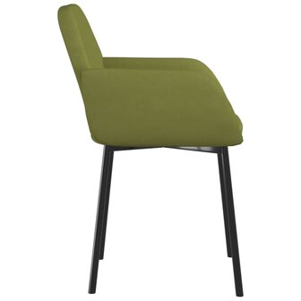 Eetkamerstoelen 2 st fluweel lichtgroen 8720287108122 6