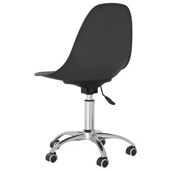 Eetkamerstoelen draaibaar 2 st polypropeen lichtgrijs 8720286676172 6