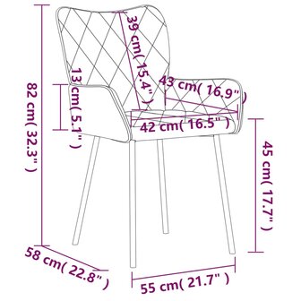 Eetkamerstoelen draaibaar 2 st stof taupe 8720287109464 9