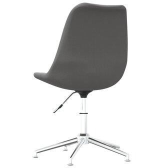 Eetkamerstoelen draaibaar 2 st stof lichtgrijs 8720286676943 6