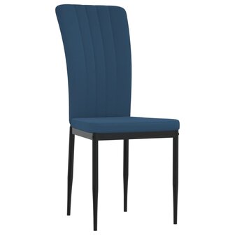 Eetkamerstoelen 4 st fluweel blauw 8720286212103 3