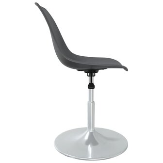 Eetkamerstoelen draaibaar 4 st PP grijs 8720286675977 5