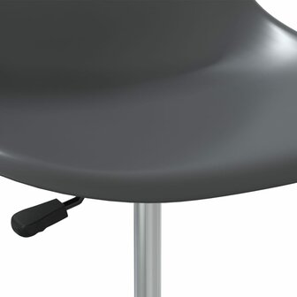 Eetkamerstoelen draaibaar 4 st PP grijs 8720286675977 8