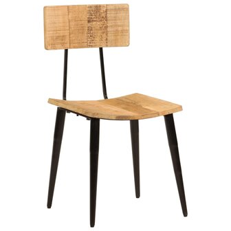 Eetkamerstoelen 2 st 44x40x80 cm massief mangohout 8720287178798 8