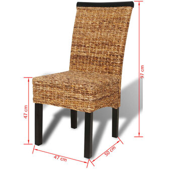 Eetkamerstoelen 2 st abaca en massief mangohout 8718475995890 9