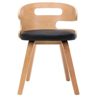 Eetkamerstoelen 2 st gebogen hout en kunstleer 8719883666167 3