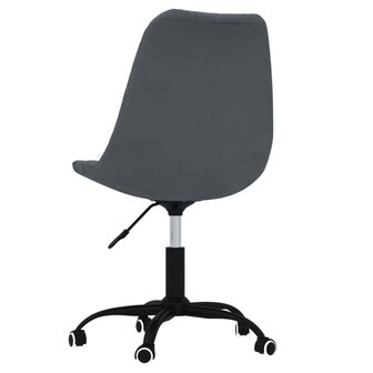 Eetkamerstoelen 4 st draaibaar stof donkergrijs 8720286721803 6