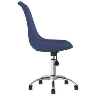 Eetkamerstoelen draaibaar 4 st stof blauw 8720286721285 6