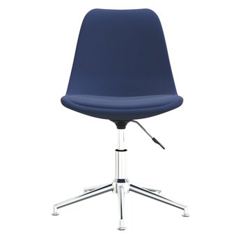 Eetkamerstoelen draaibaar 4 st stof blauw 8720286721551 4