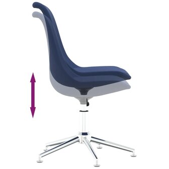 Eetkamerstoelen draaibaar 4 st stof blauw 8720286721551 7