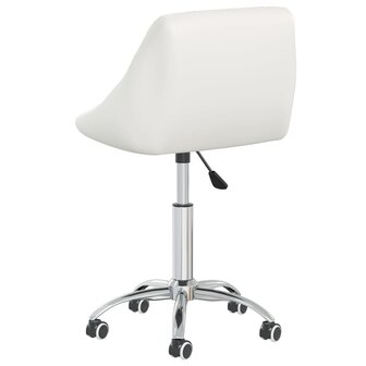 Eetkamerstoelen draaibaar 4 st kunstleer wit 8720286751930 4