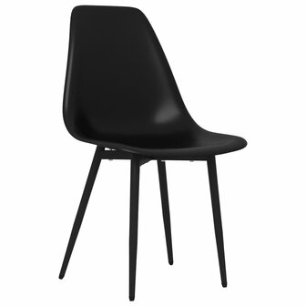 Eetkamerstoelen 6 st PP zwart 8720286712245 3