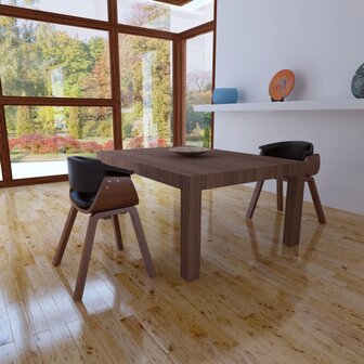 Eetkamerstoelen 2 st gebogen hout en kunstleer 8718475886594 1