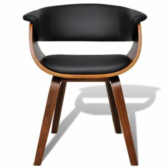 Eetkamerstoelen 2 st gebogen hout en kunstleer 8718475886594 4