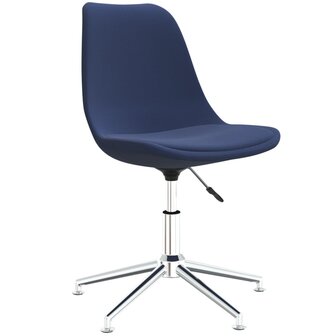 Eetkamerstoelen draaibaar 6 st stof blauw 8720286721605 3