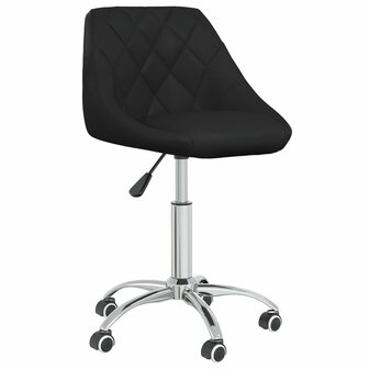 Eetkamerstoelen draaibaar 6 st kunstleer zwart 8720286752043 2