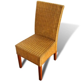 Eetkamerstoelen 4 st natuurlijk rattan bruin 8718475550228 4