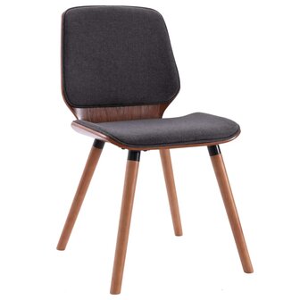 Eetkamerstoelen 4 st stof grijs 8720286020500 3