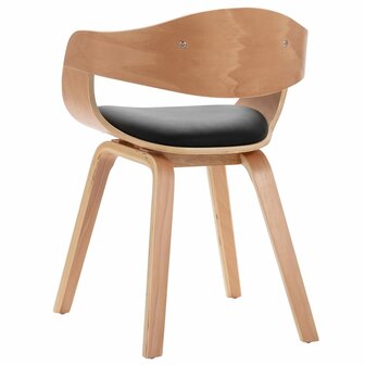 Eetkamerstoelen 4 st gebogen hout en kunstleer 8720286020586 6