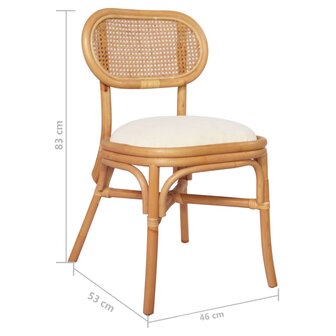 Eetkamerstoelen 6 st linnen 8720286369890 7