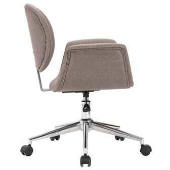 Eetkamerstoelen draaibaar 6 st stof taupe 8720286023129 4