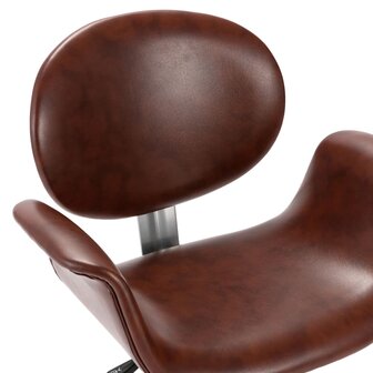 Eetkamerstoelen draaibaar 6 st kunstleer bruin 8720286023037 7