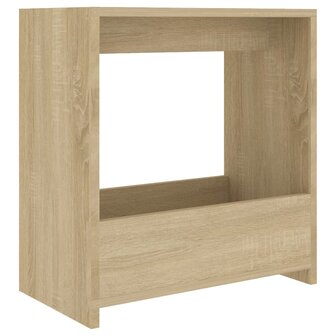 Bijzettafel 50x26x50 cm bewerkt hout sonoma eikenkleurig 8720286558911 2