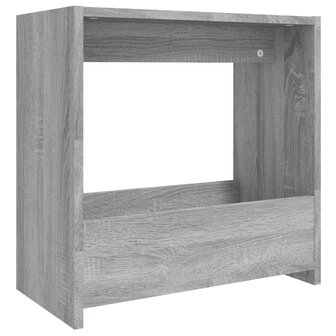 Bijzettafel 50x26x50 cm bewerkt hout grijs sonoma eikenkleurig 8720845735524 2