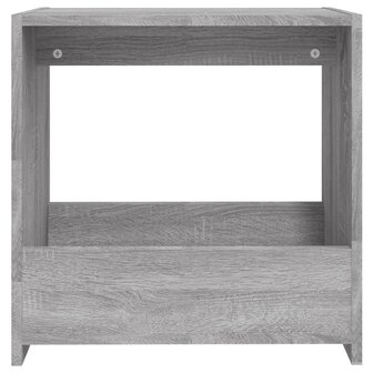 Bijzettafel 50x26x50 cm bewerkt hout grijs sonoma eikenkleurig 8720845735524 4