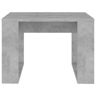 Bijzettafel 50x50x35 cm spaanplaat betongrijs 8720286611630 5