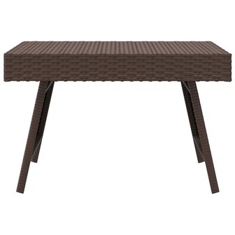 Bijzettafel inklapbaar 60x40x38 cm poly rattan bruin 8720845679149 3