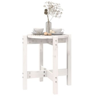 Salontafel &Oslash; 42,5x45 cm massief grenenhout wit 8720287208105 4