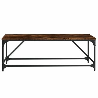 Salontafel 100x50x35 cm bewerkt hout gerookt eikenkleurig 8721012124929 4