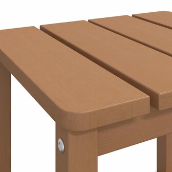 Tuintafel Adirondack 38x38x46 cm HDPE bruin 8720286816639 6