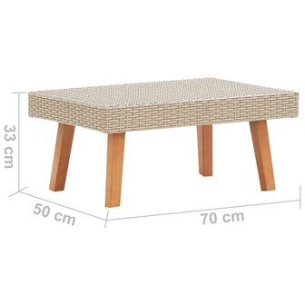 Tuintafel poly rattan beige 8720286073612 5