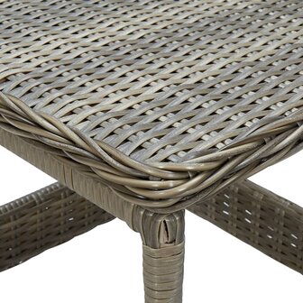 Tuintafel 45x45x46,5 cm poly rattan bruin 8720286156162 4