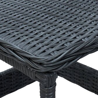 Tuintafel 45x45x46,5 cm poly rattan donkergrijs 8720286156148 4