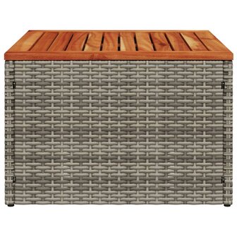 Tuintafel 55x55x37 cm poly rattan en acaciahout grijs 8721012335110 5