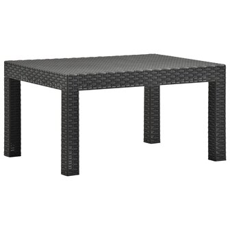 Tuintafel 58x58x41 cm PP rattan antracietkleurig 8720286231173 1