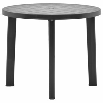 Tuintafel 89 cm kunststof antraciet 8719883859903 1